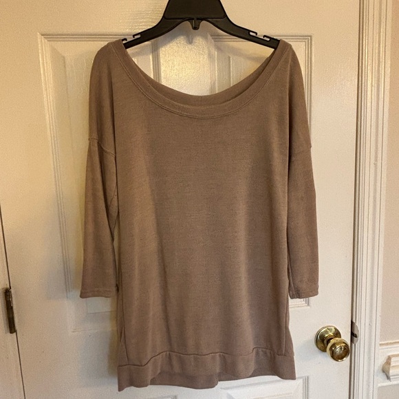 Charming Charlie'S Tops - Charming Charlies Light Brown Knit Top